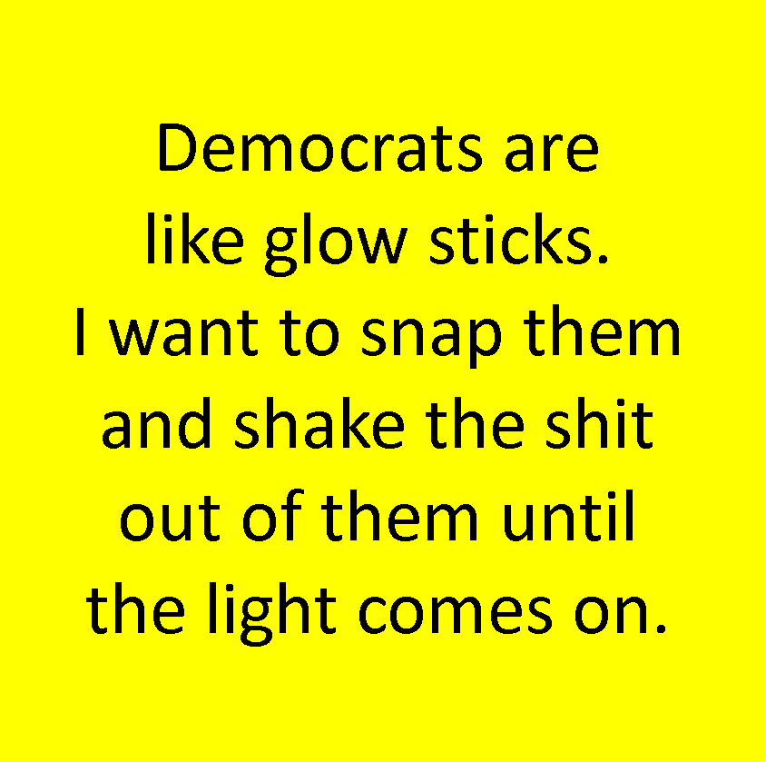 Democrats Glow Sticks